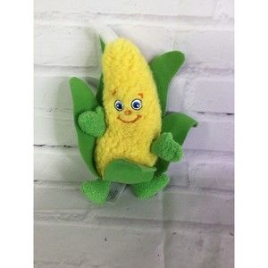 2016 Animal Adventure Ear of Corn Plush Stuffed Food Vegetable Yellow Green Toy
